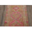 Tapis de couloir rétro en laine rose géométrique 30,7 x 149,6 pouces