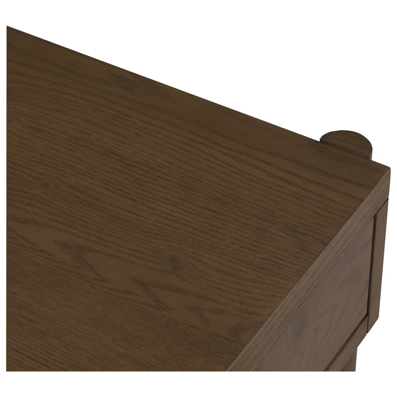 Table à un tiroir rectangulaire, Caramel