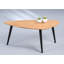 Yoder Solid Wood Three Leg Coffee Table-1498362832