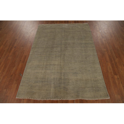 Handmade Wool Gabbeh Modern Rug 5x7