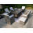 Rectangular 10 - Person Dining Set with Cushions