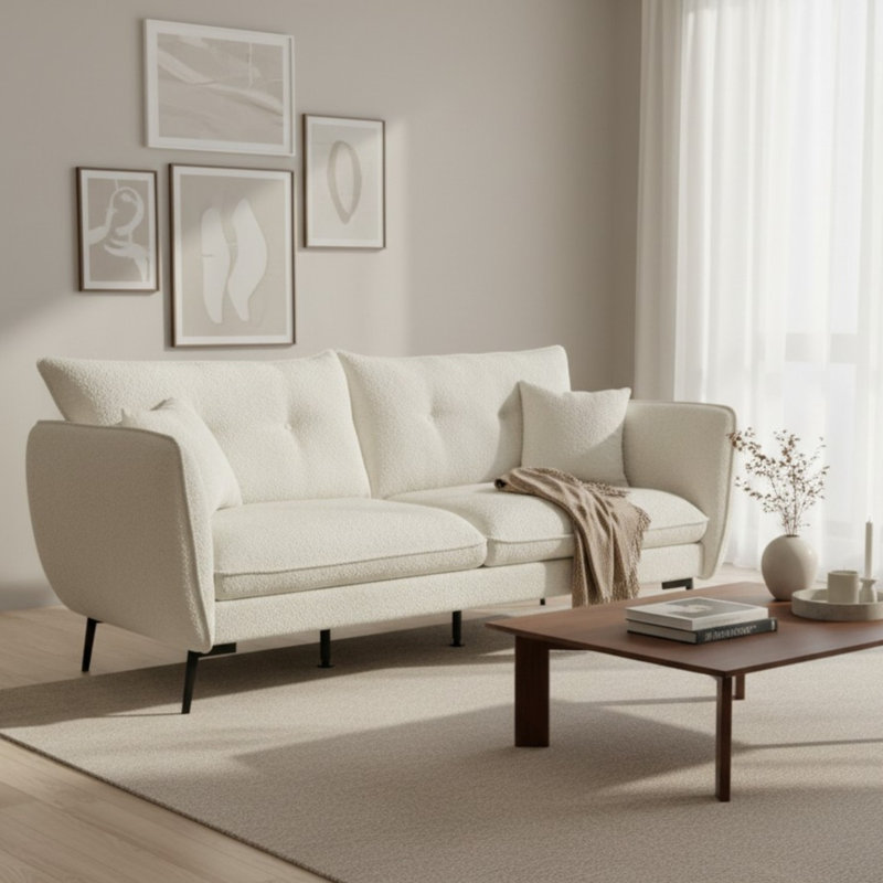 Cara 3 Seater Sofa, Taupe