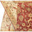 Hand Knotted Wool Oriental Area Rug in Red And Ivory