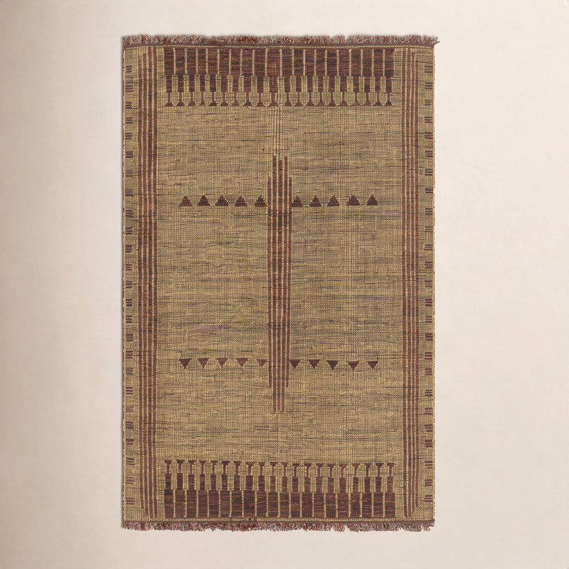 Alfi Oriental Indoor Rug, Rectangle 6' x 9'