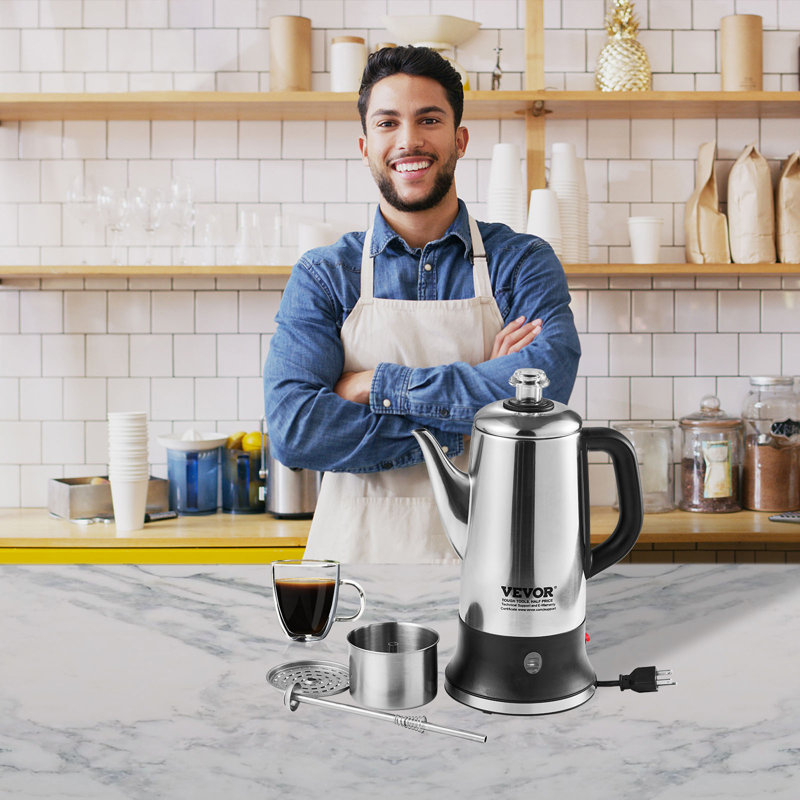 Cafetière électrique à percolateur 12 tasses VEVOR