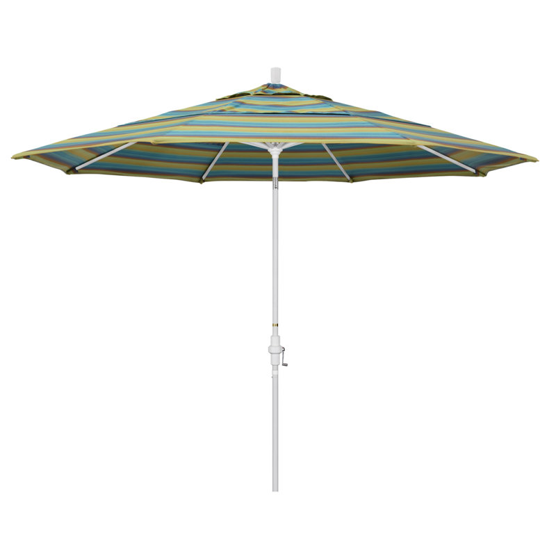 Parasol de marché Broadmeade octogonal Sunbrella, Sunbrella® lagon Astoria, Blanc mat
