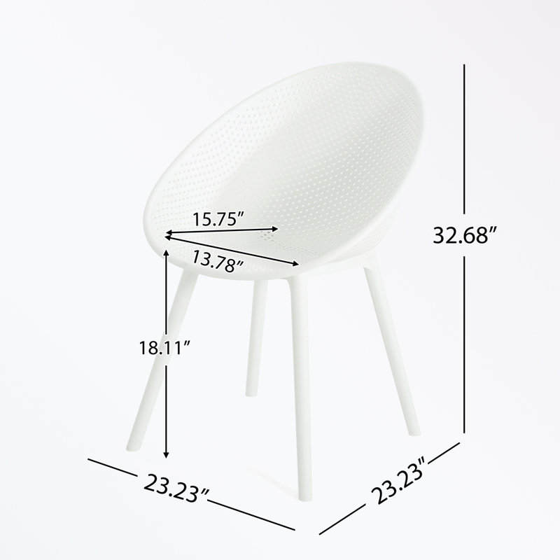 Ensemble de table à manger d'extérieur 7 pièces avec table de salle à manger Paito, Blanc
