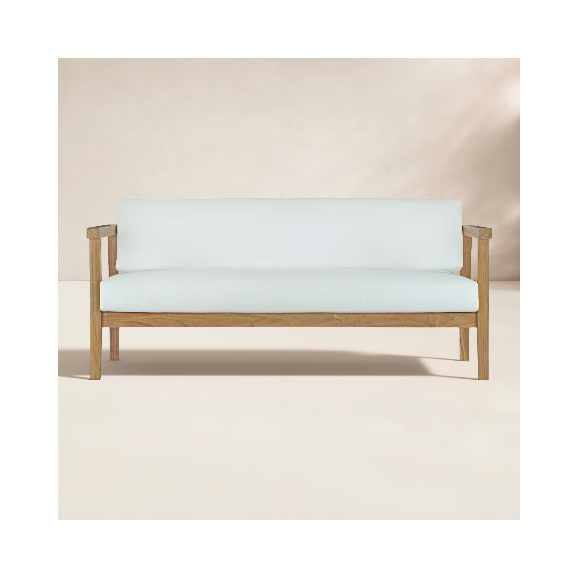 Bayport Teak Outdoor Patio Loveseat