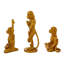 Ensemble de 3 figurines de yoga Gordianeer