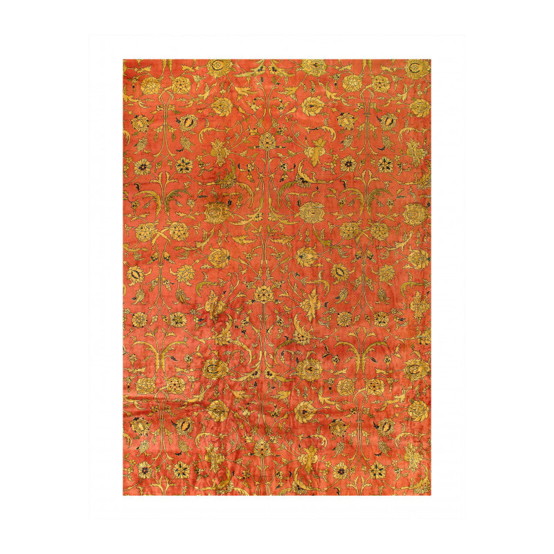 Fine Hand knotted Antique Agra rug 14'9"x25'7"