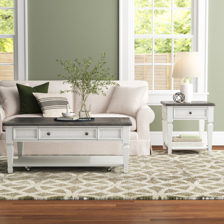 Colburn 3 Piece Living Room Table Set w/ 2 End Tables