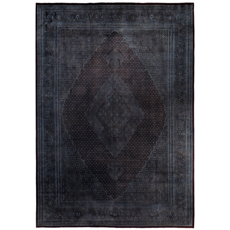 Overdyed One-of-a-Kind 10' 2" X 14' 6" Hand Knotted Area Rug