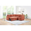 Canapé-lit modulaire en forme de L Canapé modulaire rembourré en L de 81,9 po avec canapé-lit et compartiment de rangement caché-1925250494