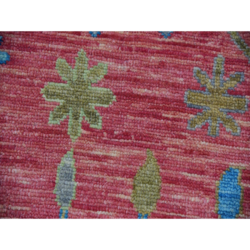 Tapis oriental en laine noué à la main 10 pi 1 po x 14 pi 0 po Oushak