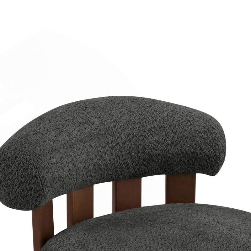 Fauteuil d'appoint Modern, Gris foncé