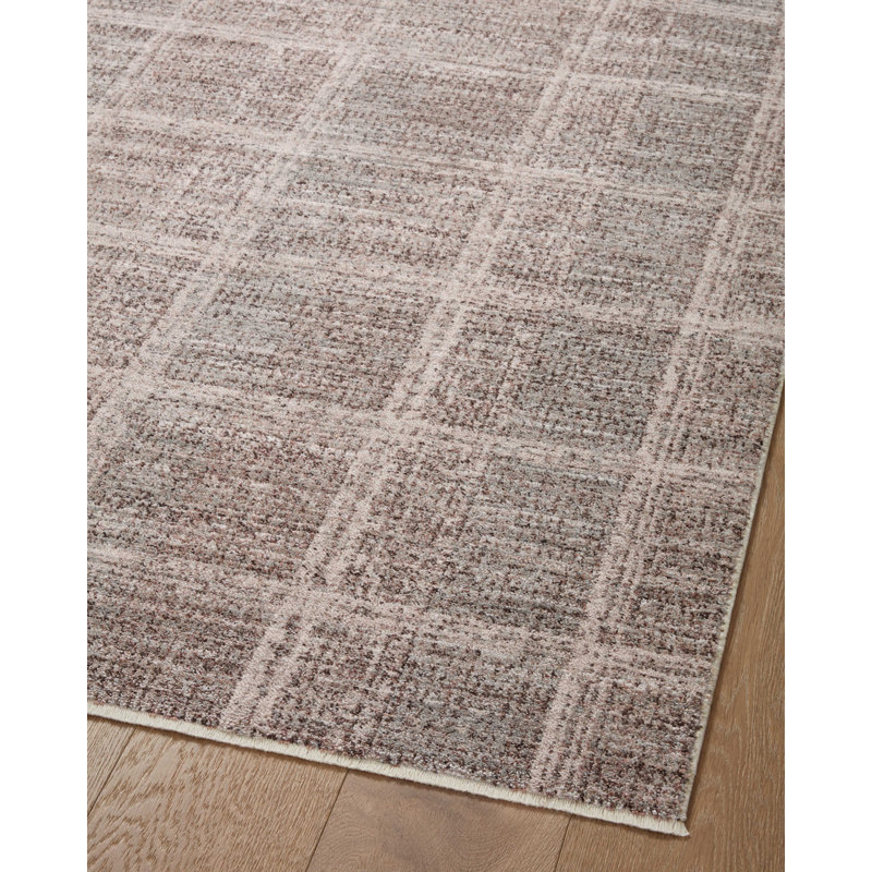 Angela Rose x Loloi Ember Fog / Dove Area Rug, Rectangle 5'3" x 7'6"