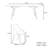 Simple high-end rectangular dining table set-102771219