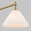 Luminaire suspendu linéaire en verre à nervures 3 lumières 50,4 po-132835269-132835270