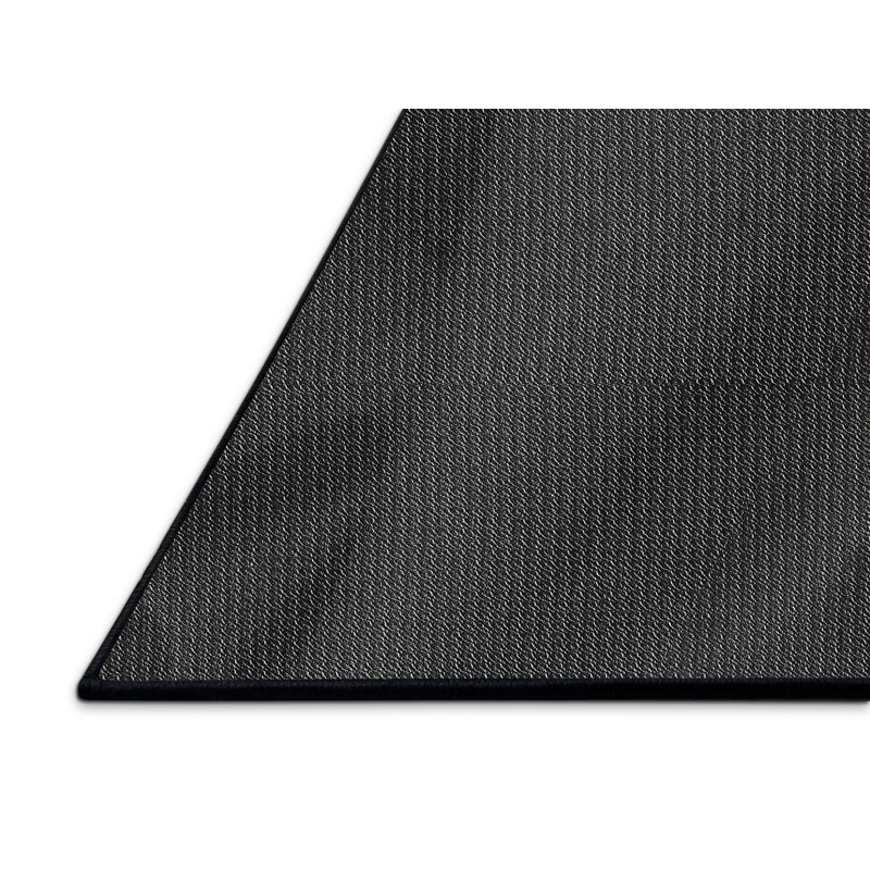 Tapis de zone noire à motifs, Rectangle 5 pi x 7 pi