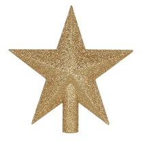 Holiday Time 15.5-Inch LED Champagne Gold Christmas Tree Topper