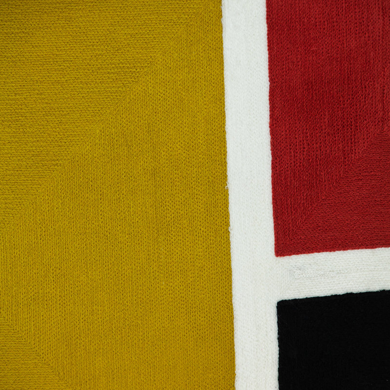 Parkland Collection Kenzo Yellow Throw Pillow