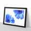 Two Blue Flowers - Picture Frame Painting Print-56733833-56733832