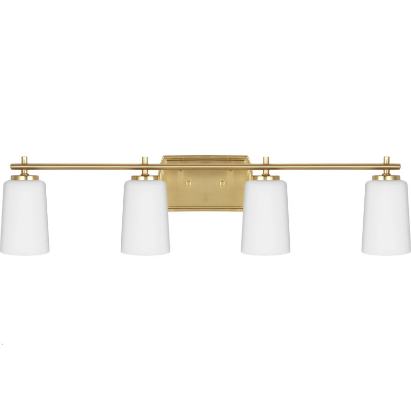 Rozelin 4 - Light Dimmable Vanity Light, Satin Brass