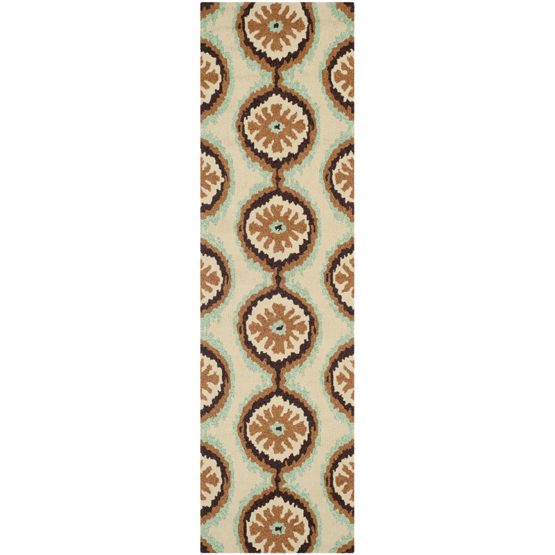 Puri Hand Hooked Performance Southwestern Rug, Runner 2'3" x 8'