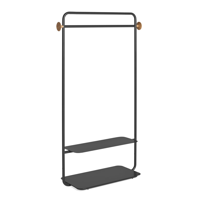 Garden Party 40'' Metal Clothing Rack, Oblivion
