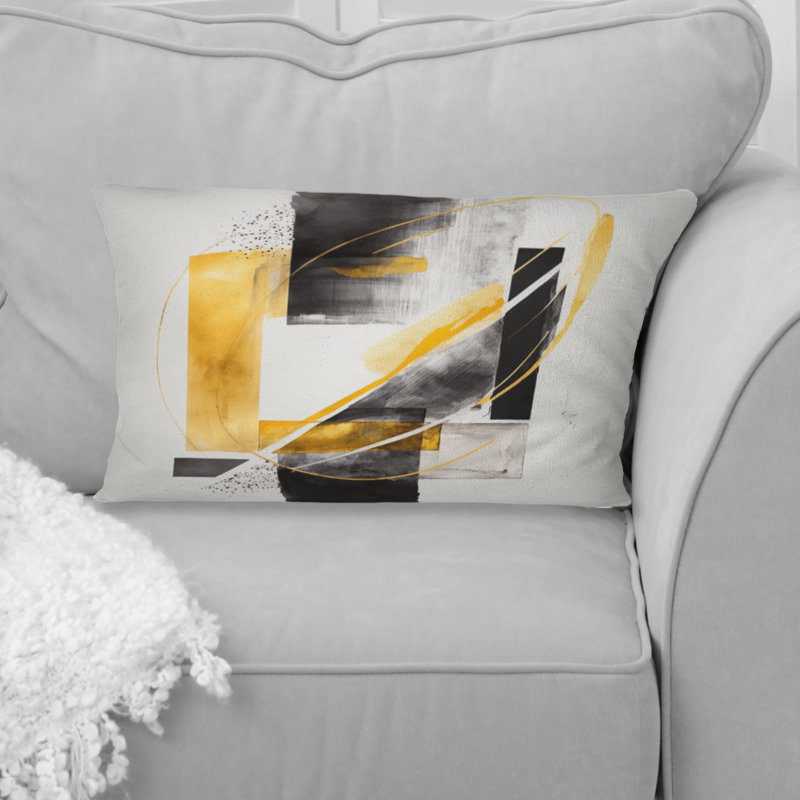 Coussin Glam Art Deco Abstract II - Abstract Printed