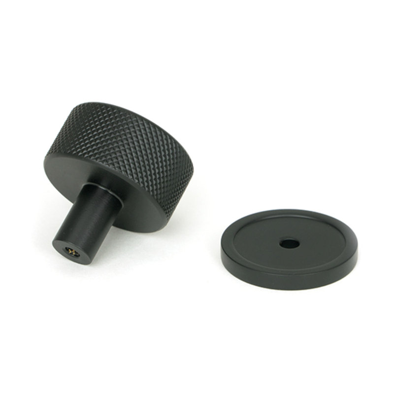 Round Knob, 3 cm, Matt Black