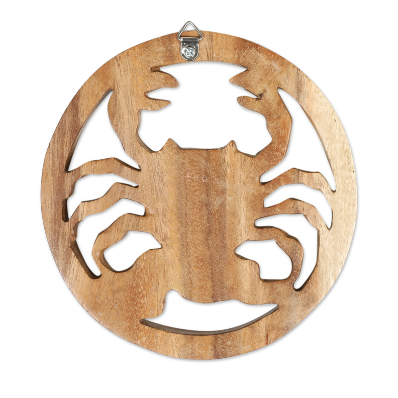  Handmade Cancer Firmament Wood Relief Panel