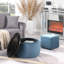 Banc de rangement en velours Jamin-1912912135