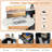 Front Reception Counter Desk Checkout Office Desk With Open Shelf & Lockable Drawer-1171221984