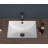 21"X14"  Ceramic Rectangular Undermount Bathroom Sink With Overflow