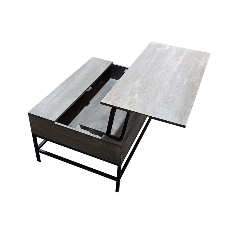 Gray Lift Top Coffee Table