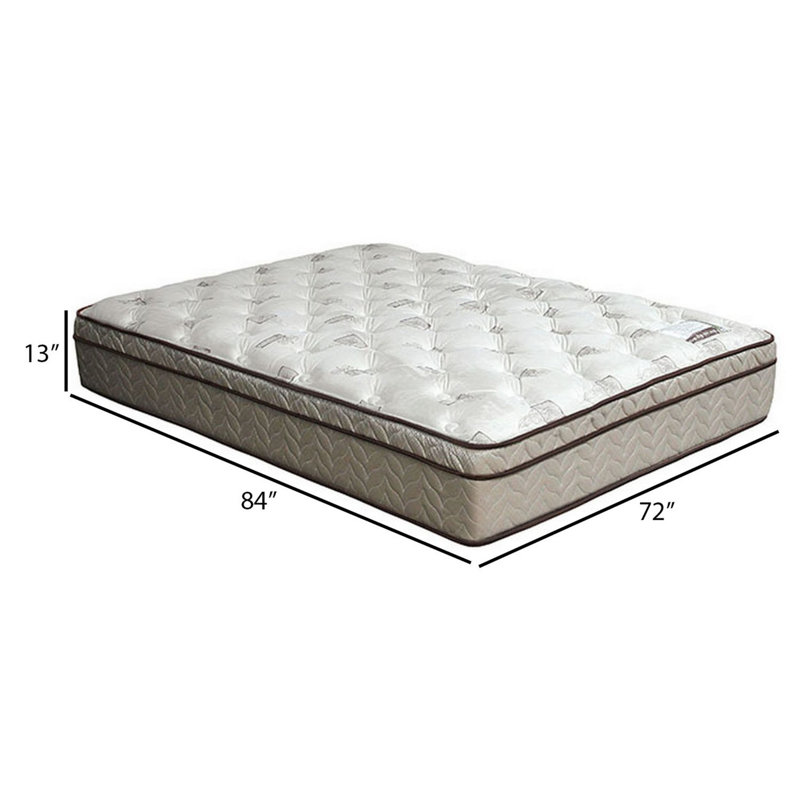 Matelas en mousse viscoélastique de 13 po Arpana, Très grand californien