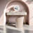 51.18"Luxury Cream-Style Solid Wood Vanity Set