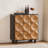 Retro Walnut Solid Wood Accent Cabinet