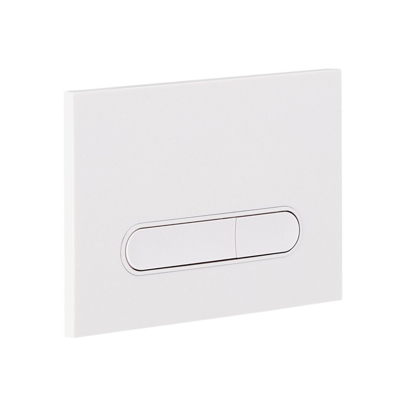 White High Efficiency Wall Mounted Dual Flush Elongated Toilet
