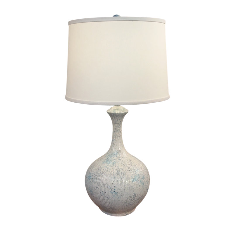 Seaglass Bali Style Table Lamp