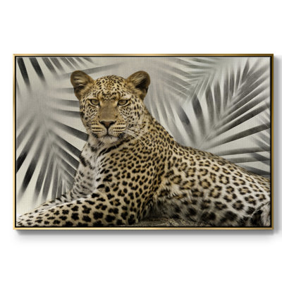 Boho Cheetah, peinture sur toile encadrée
