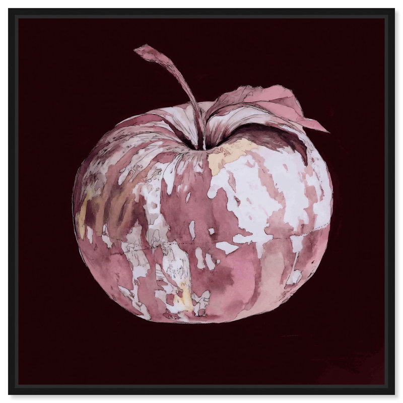 Dominick " Brittle Pome " by Art Remedy, 21"H x 21"W, Cadre noir