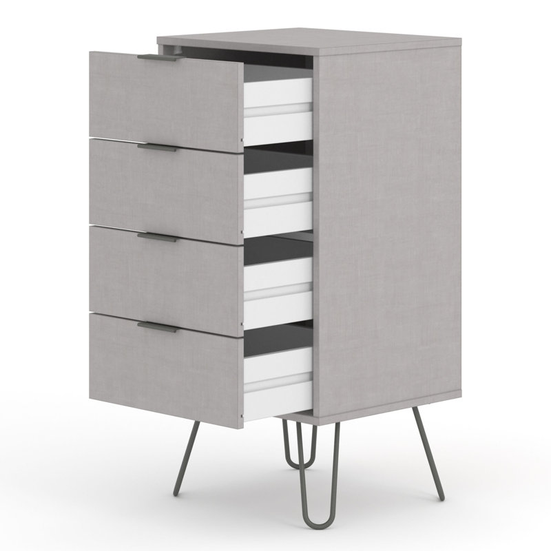 Dufresne 4 Drawer Narrow Chest of Drawers