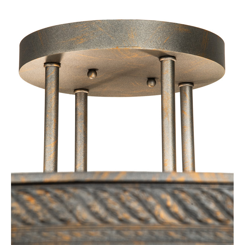 Hoja 4 - Light Semi Flush Mount