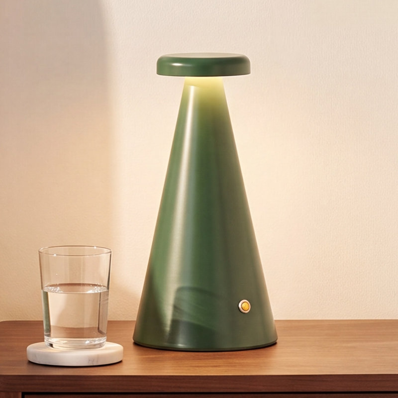 Henrietta Jialin Accent Table Lamp, Green
