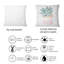 Carré, cactus et plantes grasses II - Coussin Farmhouse-60159187