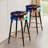 Eubha - Animal Print Bar Stools Set Of 2
