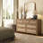 3-piece Rattan Bedroom Set With Charging Station (dresser + 2 Nightstands)