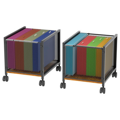 Small File Cabinet Cart with Wheels
